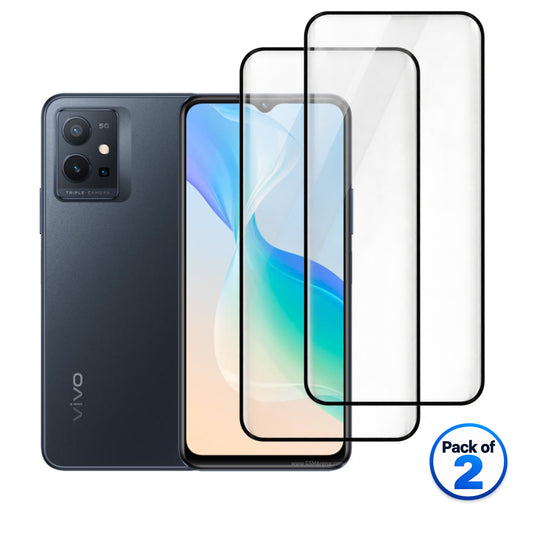 vivo T1 5G tempered glass pack of 2