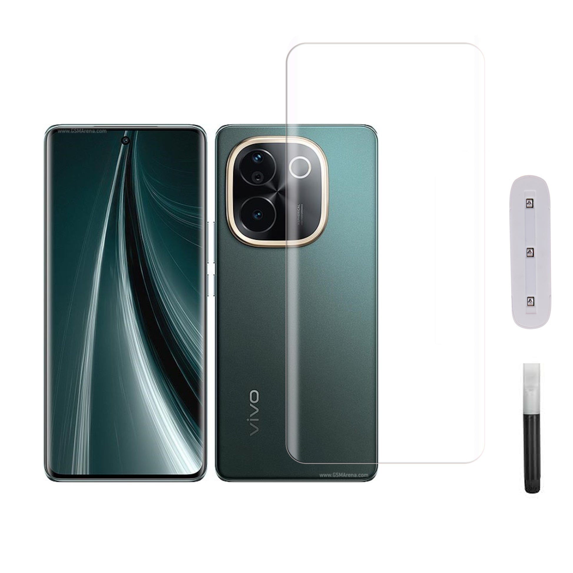 Mobera UV Tempered Glass for vivo T3 Pro | Full Glue Screen Protector