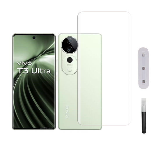 Mobera UV Tempered Glass for vivo T3 Ultra | Full Glue Screen Protector