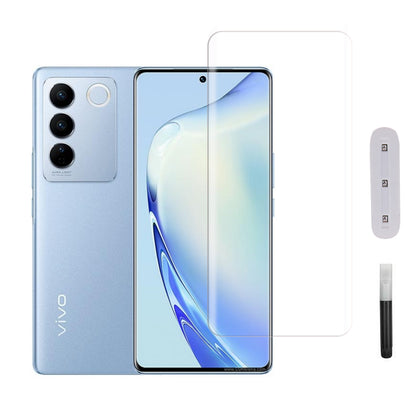 Mobera UV Tempered Glass for vivo V27 | Full Glue Screen Protector