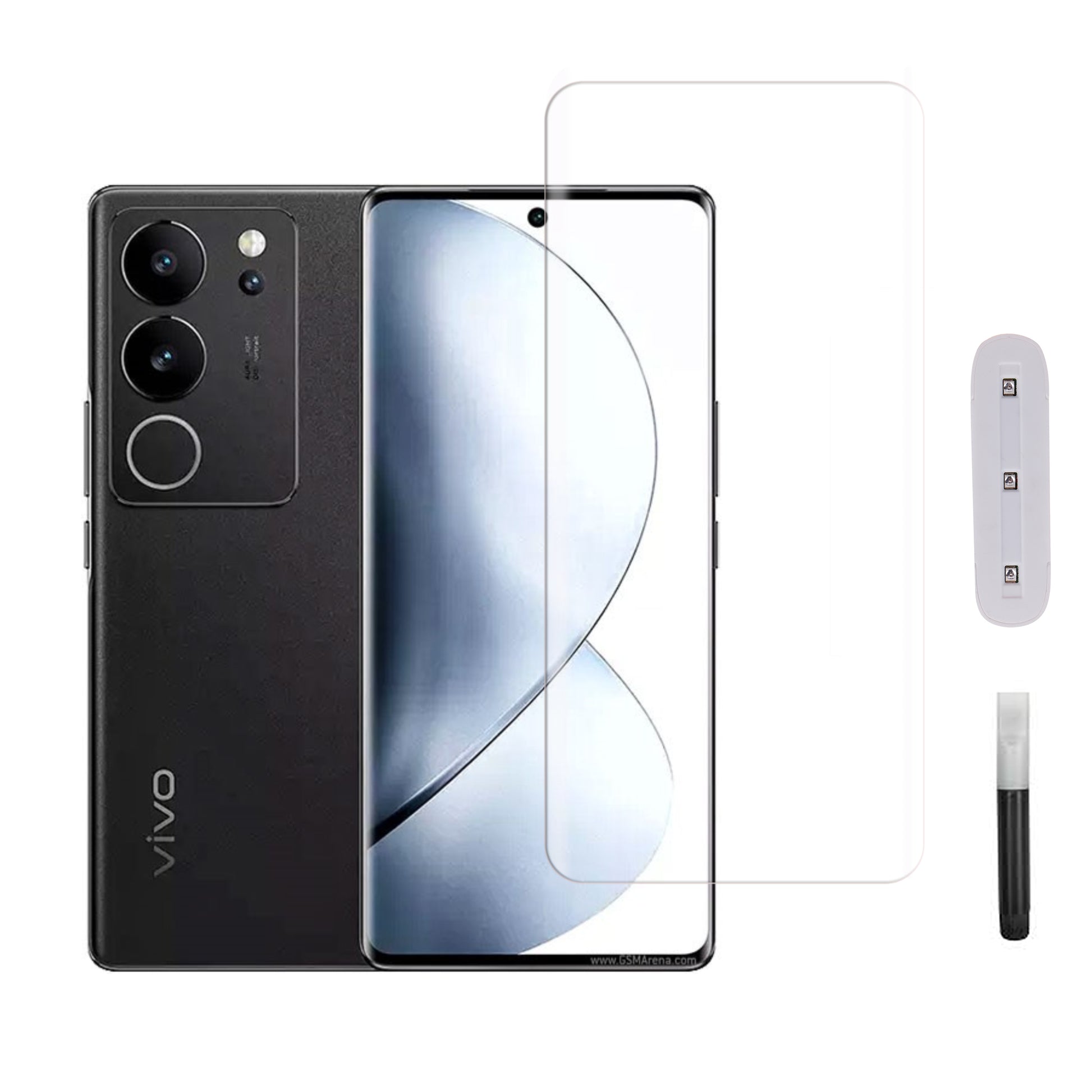 Mobera UV Tempered Glass for vivo V29 Pro | Full Glue Screen Protector