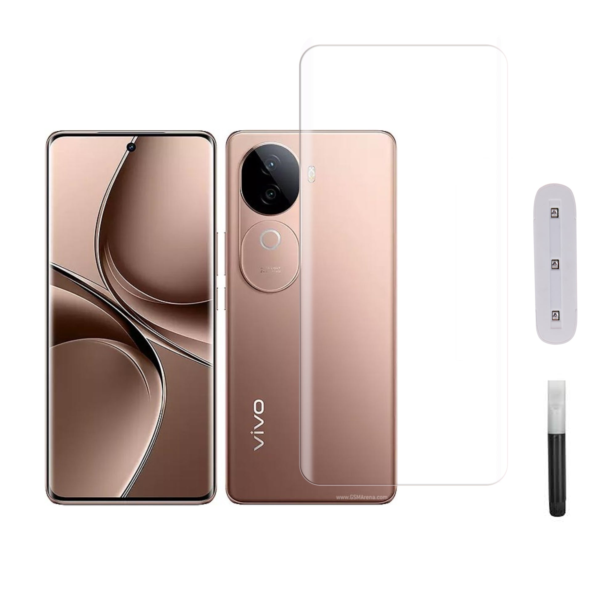Mobera UV Tempered Glass for vivo V40e | Full Glue Screen Protector