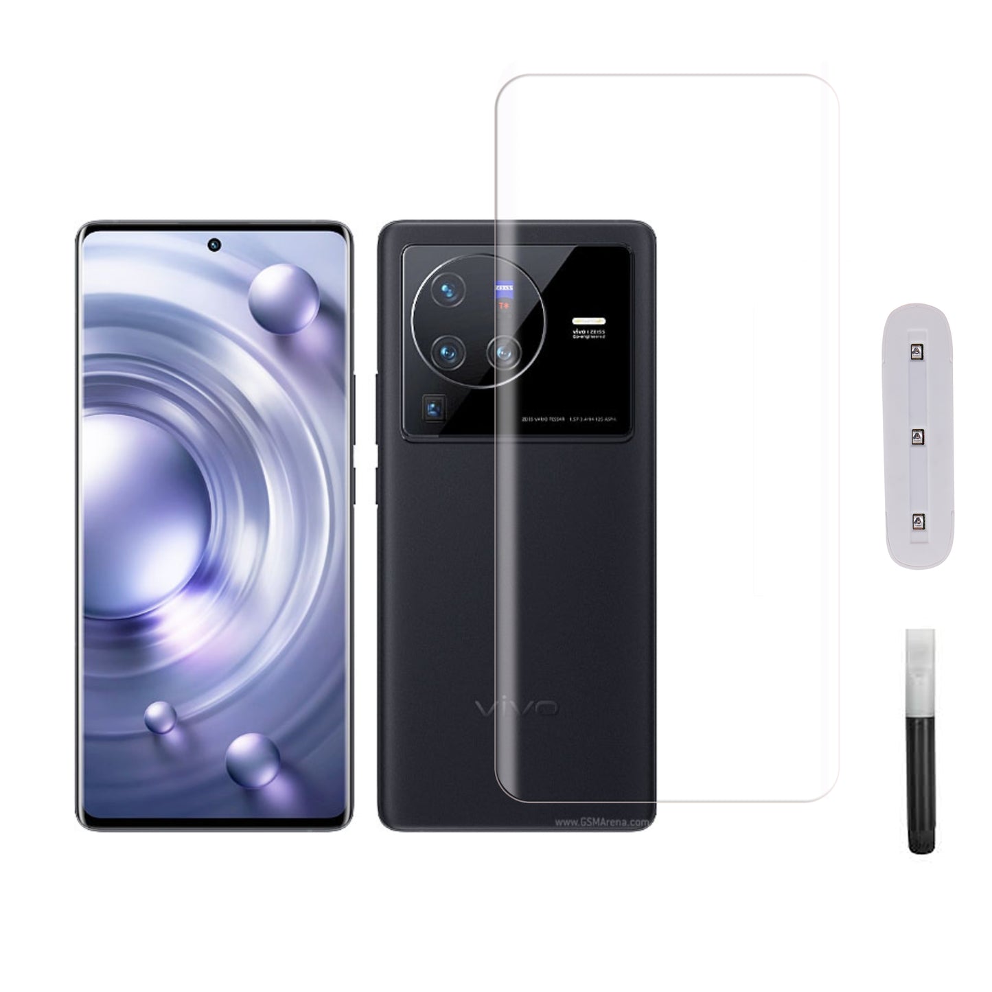 Mobera UV Tempered Glass for vivo X80 Pro | Full Glue Screen Protector