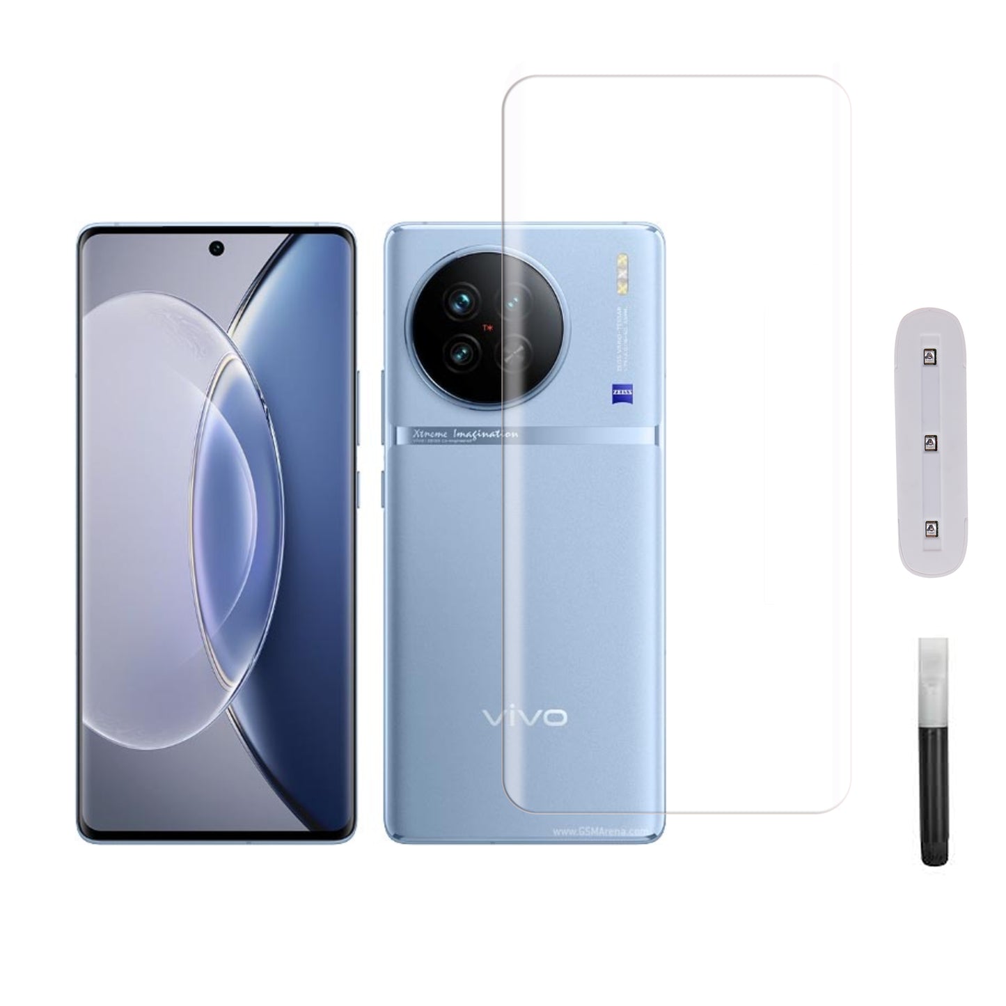 Mobera UV Tempered Glass for vivo X90 | Full Glue Screen Protector