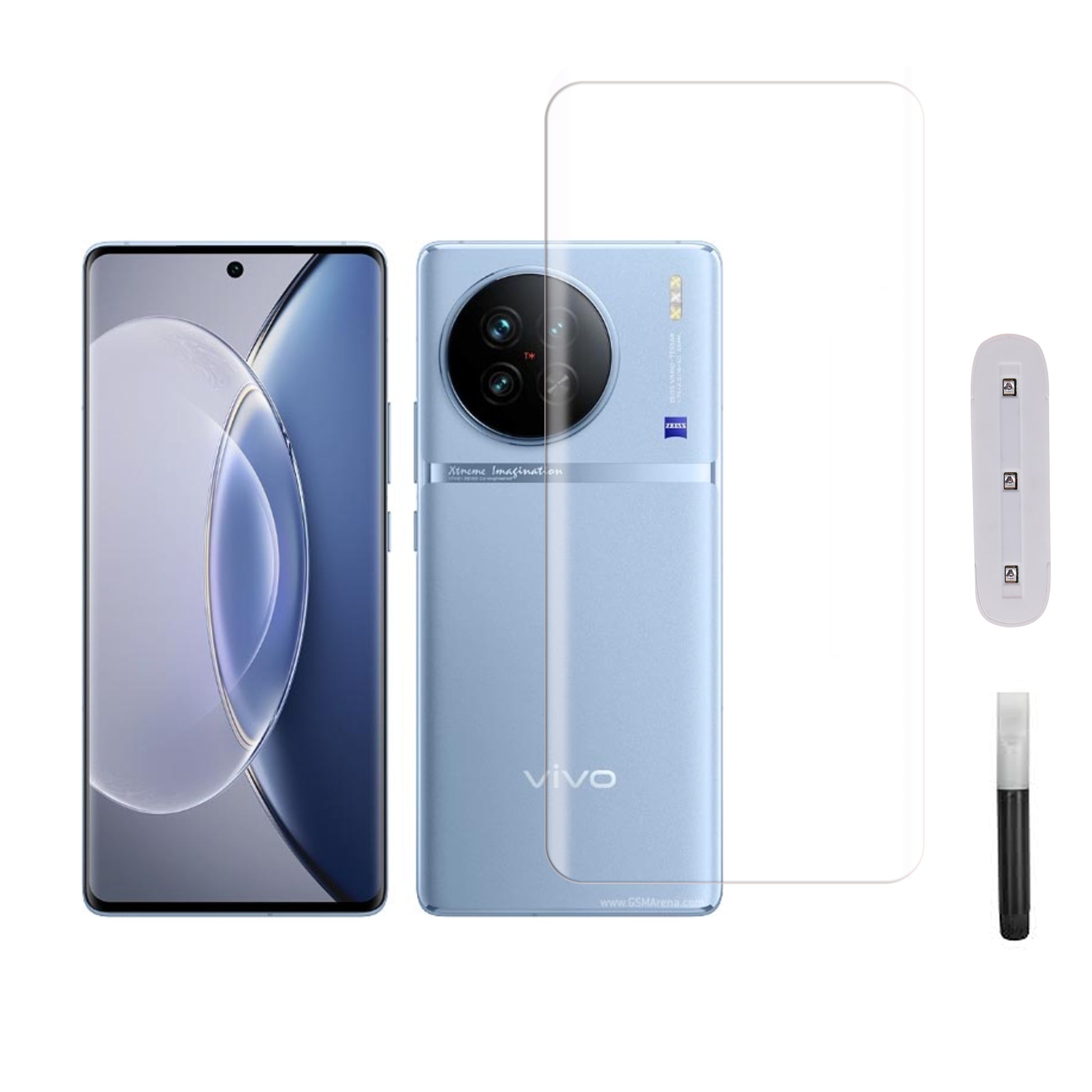 Mobera UV Tempered Glass for vivo X90 | Full Glue Screen Protector