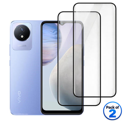 vivo Y02A tempered glass pack of 2