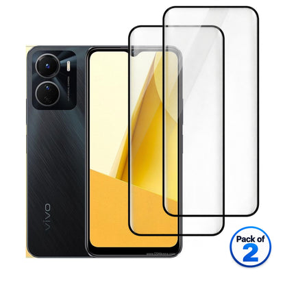 vivo Y16 tempered glass pack of 2