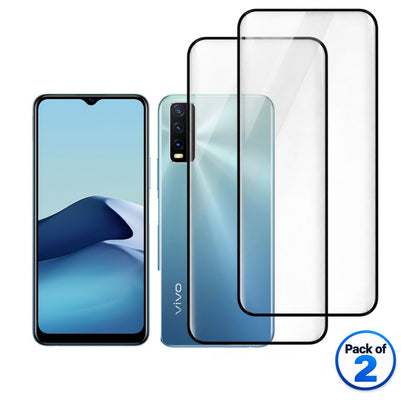 vivo Y20s tempered glass pack of 2