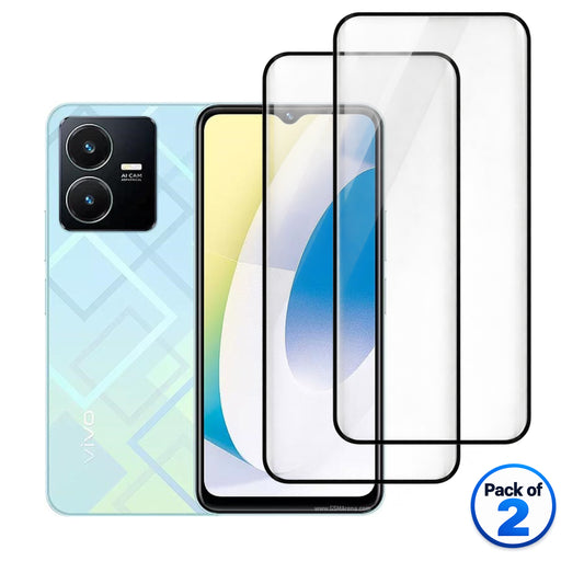 vivo Y22 tempered glass pack of 2