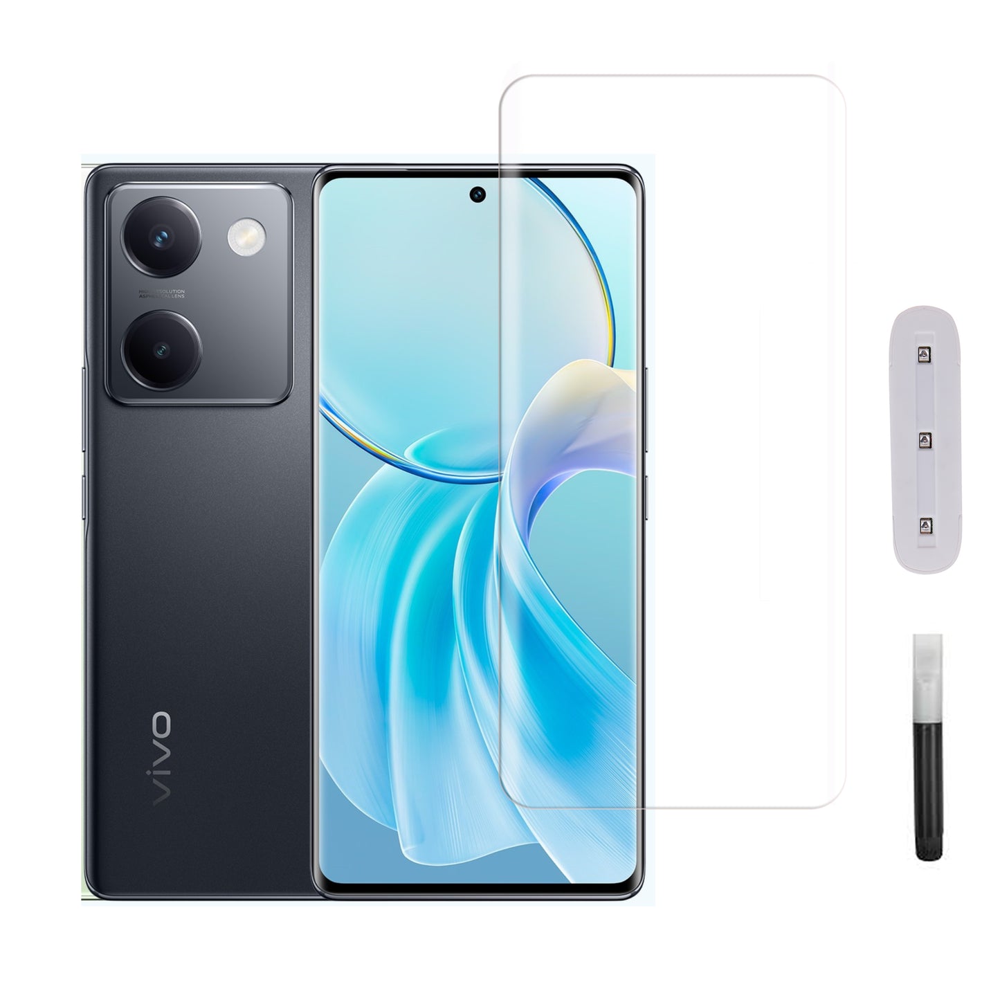 Mobera UV Tempered Glass for vivo Y300 Plus | Full Glue Screen Protector