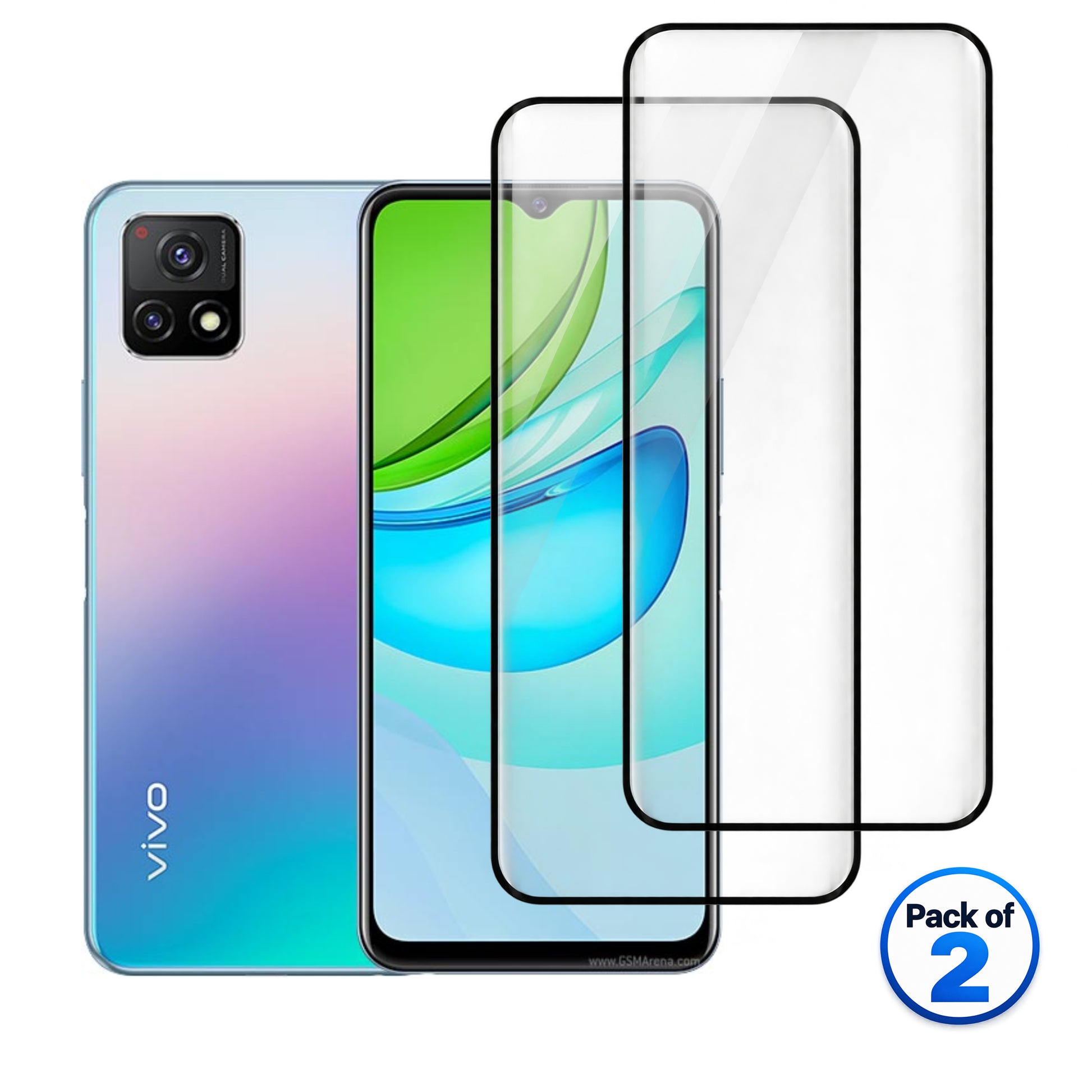 vivo Y52s tempered glass pack of 2