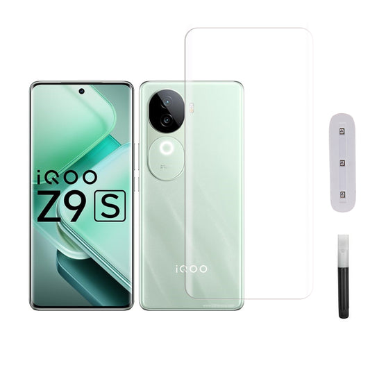 Mobera UV Tempered Glass for vivo iQOO Z9s | Full Glue Screen Protector